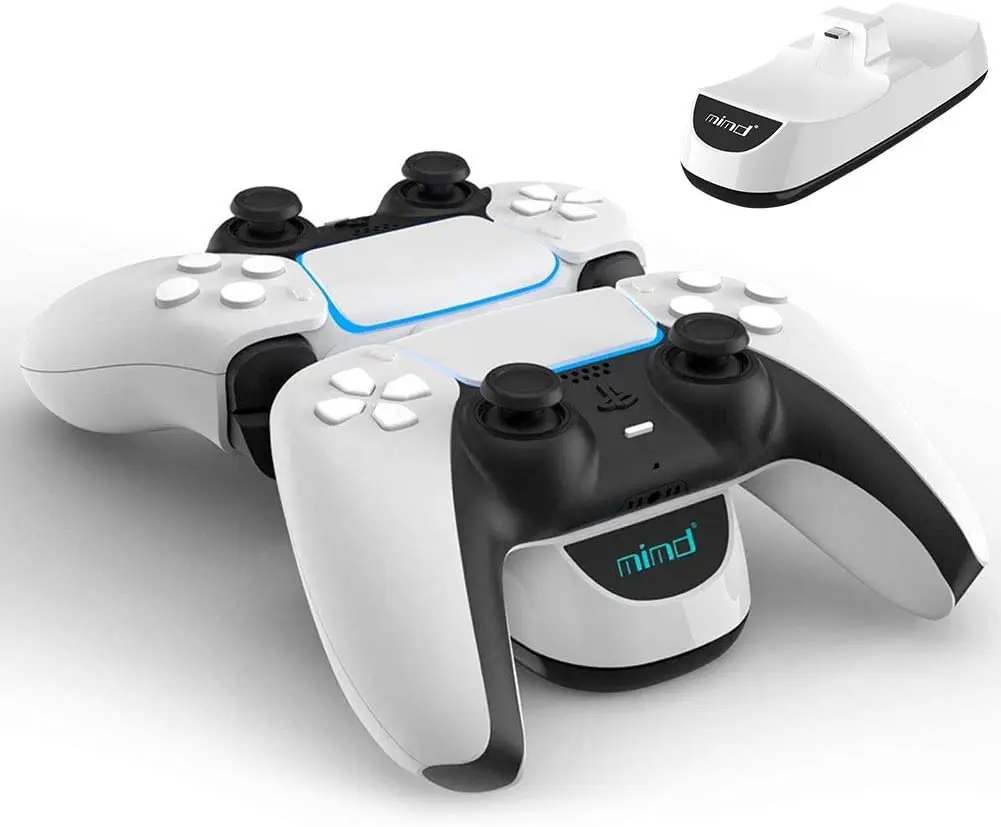 Быстро Зарядное устройство для PS5 беспроводных контроллеров двойной Тип USB док