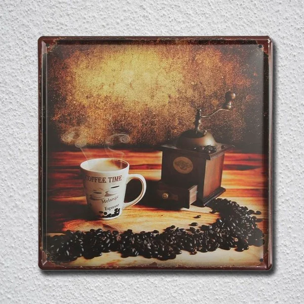 

Coffee Tin Sign Metal Sign Metal Poster Metal Decor Metal Painting Wall Sticker Wall Sign