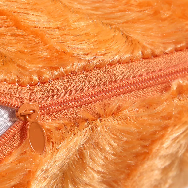 Бархатный Чехол для подушки пушистая декоративная подушка однотонная дивана