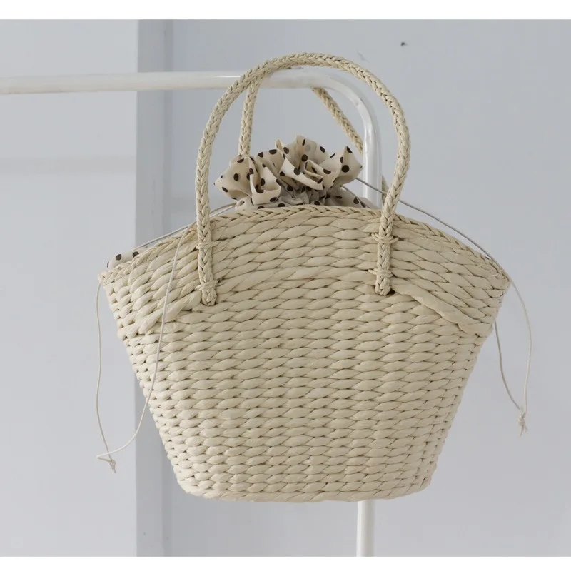 

Cross-border Ins Straw Bag Fashion Women's Bag Beach Woven Paper Rope Bag New Wave Handbag