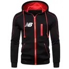 Мужской костюм на молнии, повседневная спортивная одежда для фитнеса, Осень-зима 2021