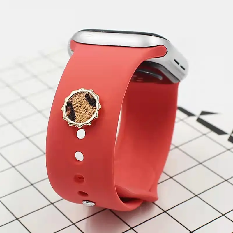 

Decoration ring for apple watch band 44mm 40mm correa 38/42mm Diamond bracelet Jewelry Accessories for iwatch series 7 6 5 4 Se