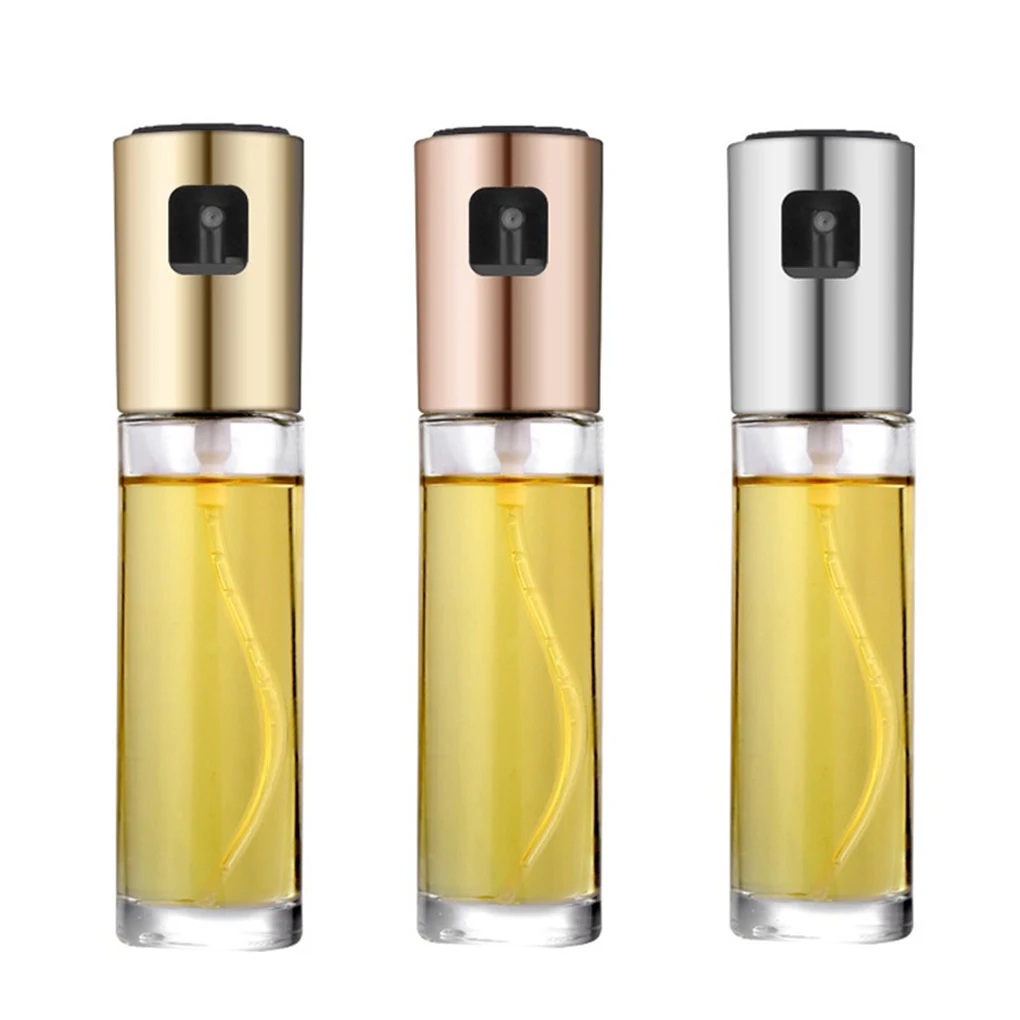 

100ml Oil Sprayer Bottle Pressing Oil Dispenser Glass Kitchen Cooking Barbecue Atomizer Leak-proof Grill BBQ Sprayer