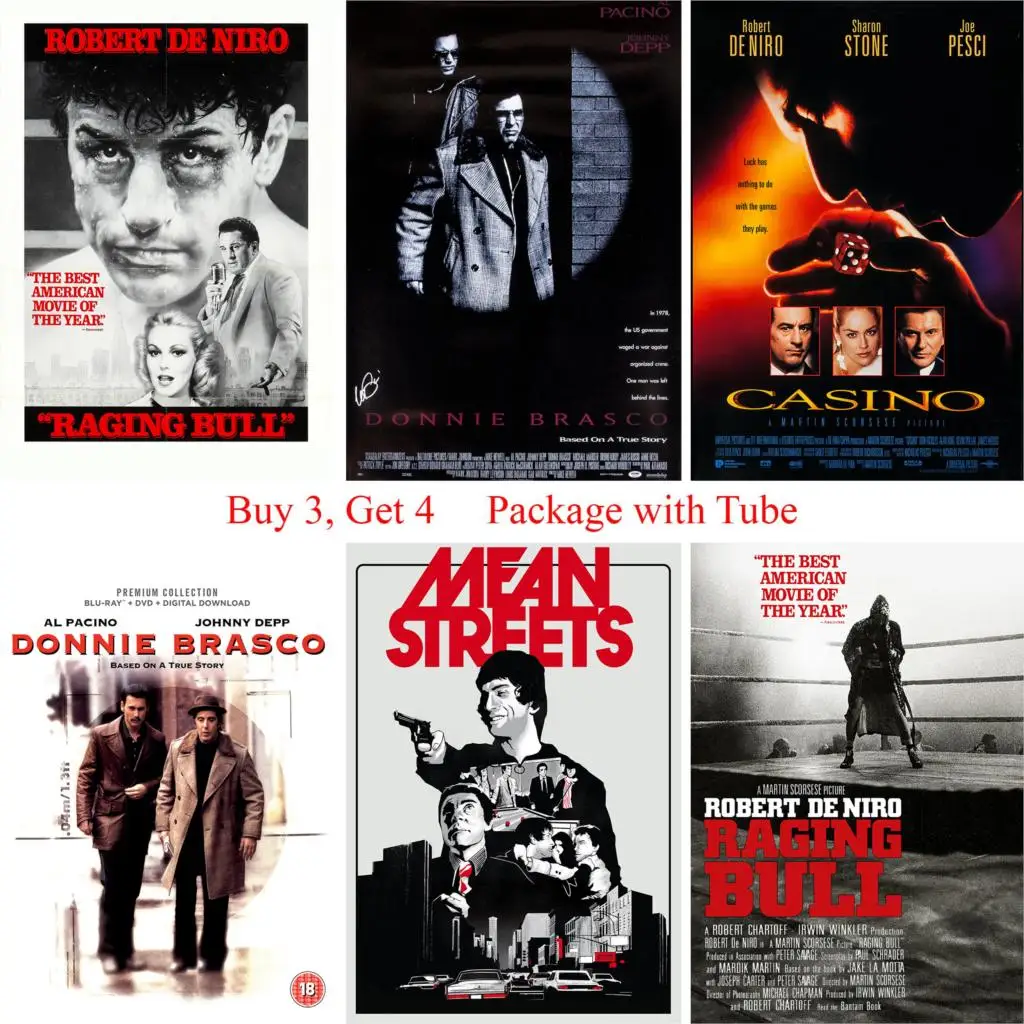 Плакаты с изображением казино улицы Булл Донни брако бумажные принты белым