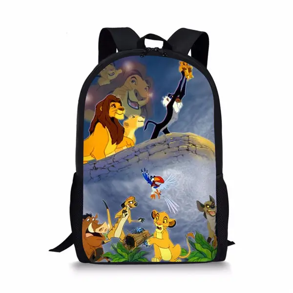 CDWX2814C HaoYun Детский Школьный Рюкзак Kawaii The Lion King школьные сумки с рисунком героев мультфильмов, маленькие животные, комплект из 3 предметов, школьные сумки - Цвет: CDWX2814C
