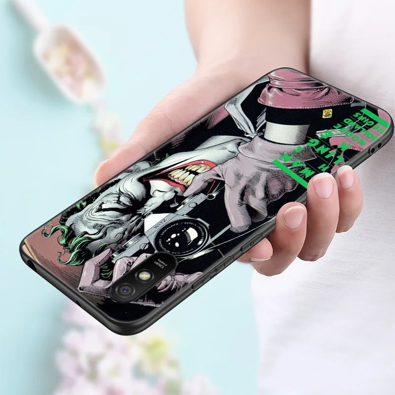 joker harley quin silicone phone case for xiaomi redmi note 10 10t 10s 9s 8t 9 8 7 pro max 8a 9a 9c 9t black soft cover coque free global shipping