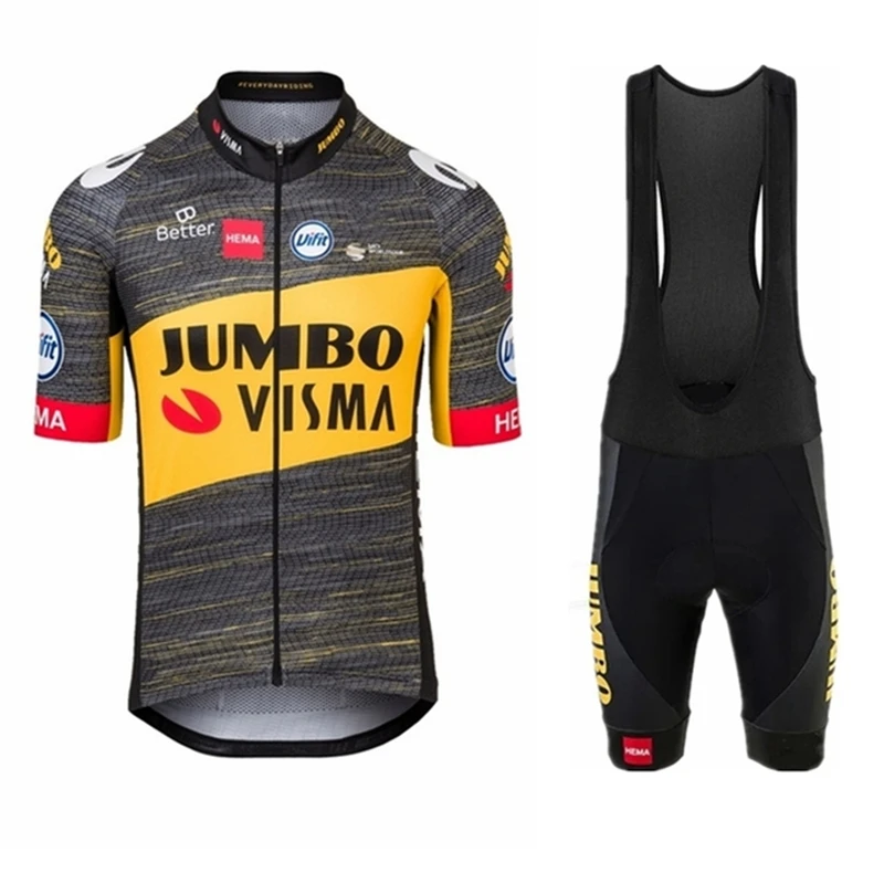 

Jumbo Visma Cycling Set Bike uniform Summer Cycling Jersey Set Road Bicycle Jerseys MTB Bicycle Wear Breathable Cycling Clothing
