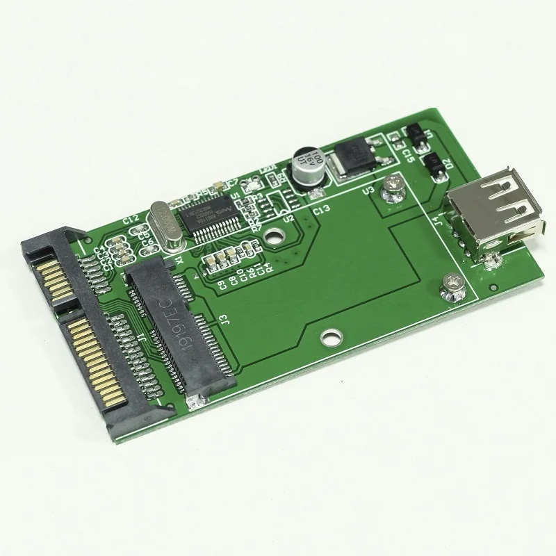5 шт./лот MSATA SSD Female до 2 &quot7 + 15 Pin SATA Male USB конвертер карта|Платы расширения| |