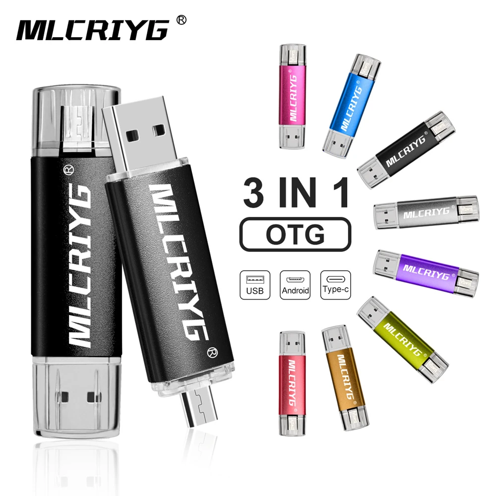 Мини флеш накопитель usb Type c 64 ГБ 128 32 ГБ|USB флэш-накопители| |