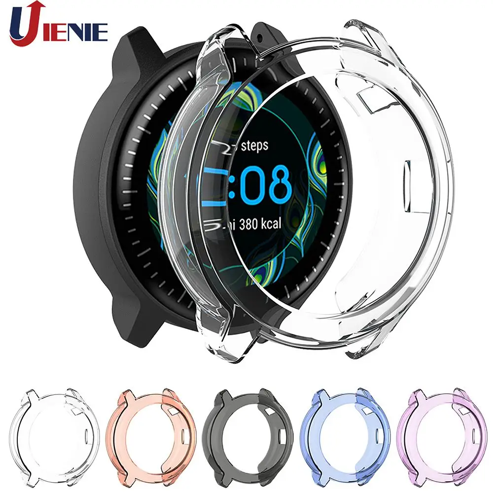 Чехол из ТПУ для Garmin Vivoactive 3 Music Smart защитная рамка смарт-браслета прозрачный