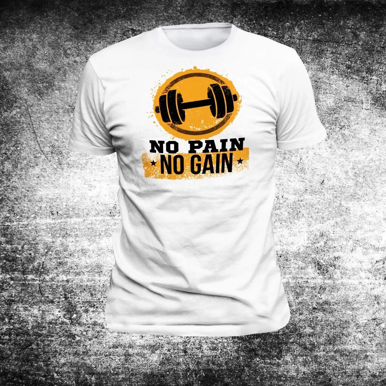 

Hot Sale T-Shirt No Pain No Gain/Gyms/ Fitness/Train/Workout/Muskelshirt/King1007 Summer Style Tee Shirt Fashion Funny New