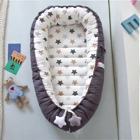 washable newborn travel folding baby crib bumper toddler care beds portable bionic baby nest bed removable infant cradle cot
