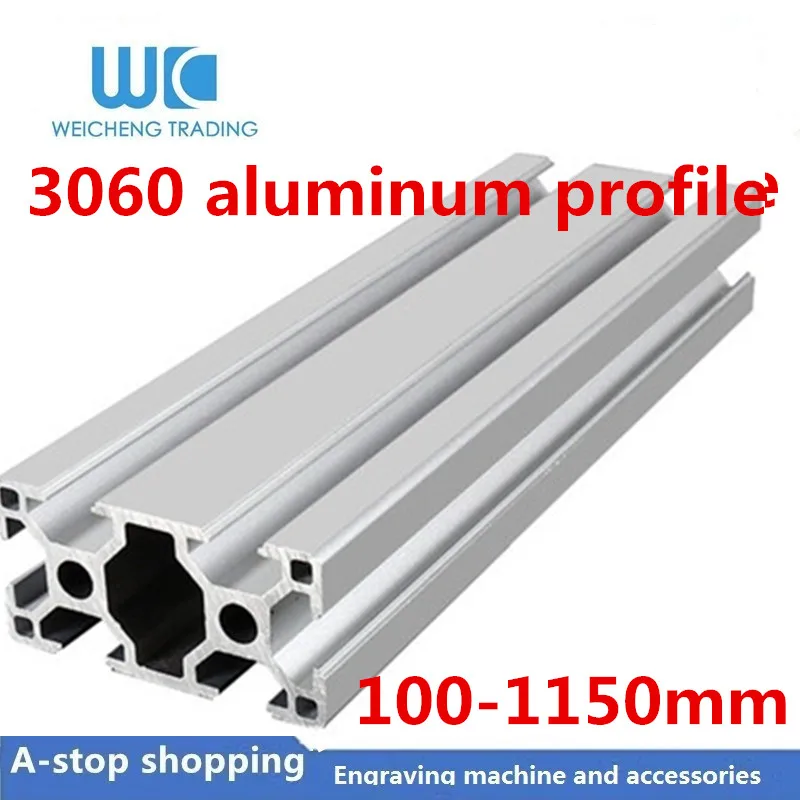 Доставка 3060 алюминиевый профиль штранг-прессования 100 мм-1150 мм длина Европейский