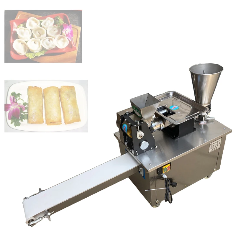 

Commercial Automatic Dumpling Making Machine Samosa Machine Spring Rolls Machine