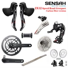 Задний рычаг переключателя передач SENSAH EMPIRE PRO 2x1, 2 скорости, 24s Road Groupset из углеродного волокна, 12 цепей 170175 мм