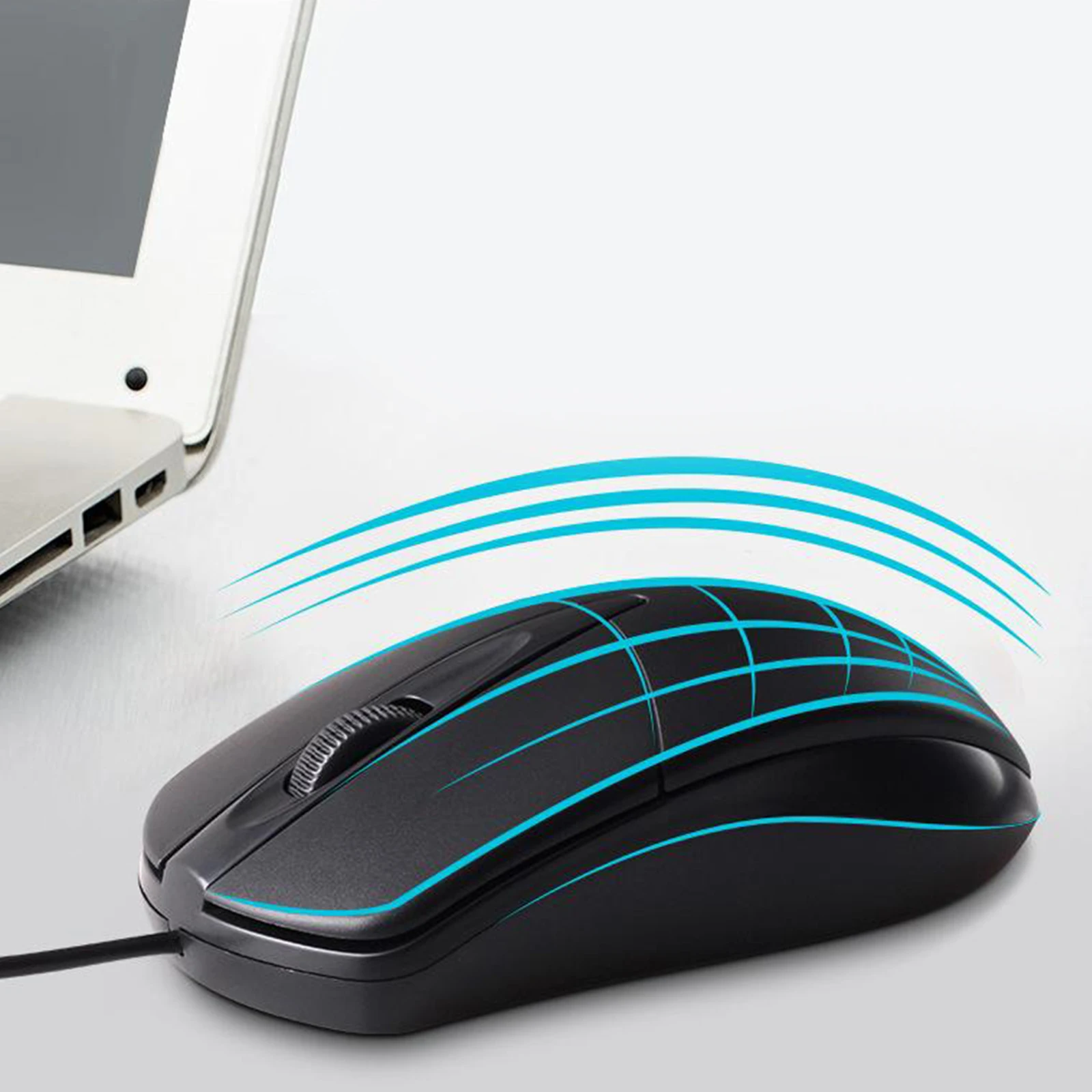 

M1 Wired Mouse, Ergonomic Optical Computer Mouse for Gaming& Daily Use,1000 DPI USB Mouse Wired Gaming Mouse for PC, Black