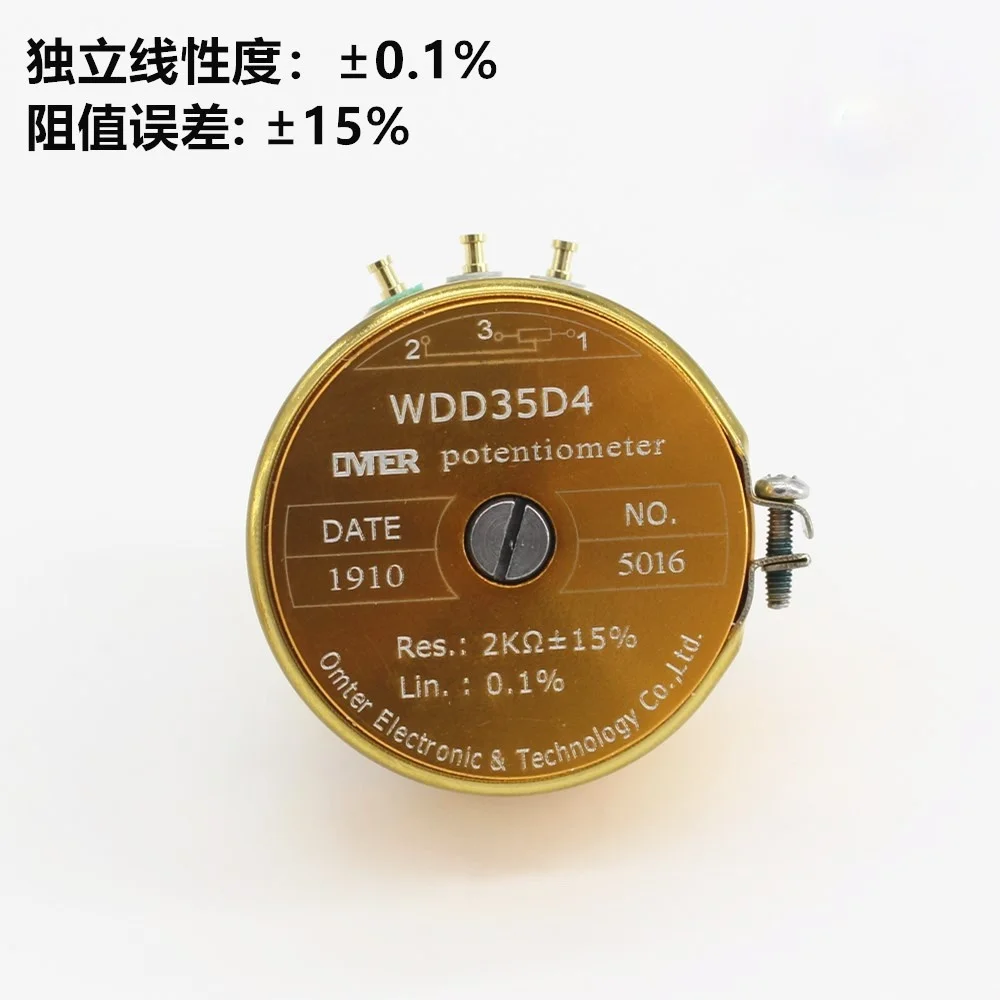 Датчик углового перемещения wdd35d-4 1k2k5k10 klinear 0.1% прецизионный проводящий