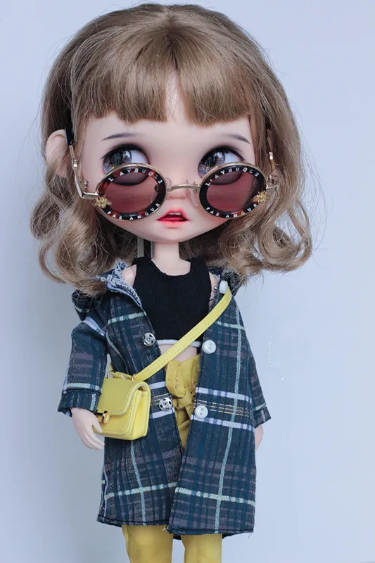 Одежда для кукол Blythes OB24 1/6 повседневная свободная версия рубашки кардиган