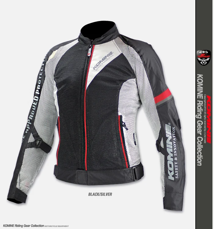 

Komine JK098 Jacket Motorcycle Motorbike Automotive Moto Scooter Riding Men's Outdoor Sport Jacket With Protector
