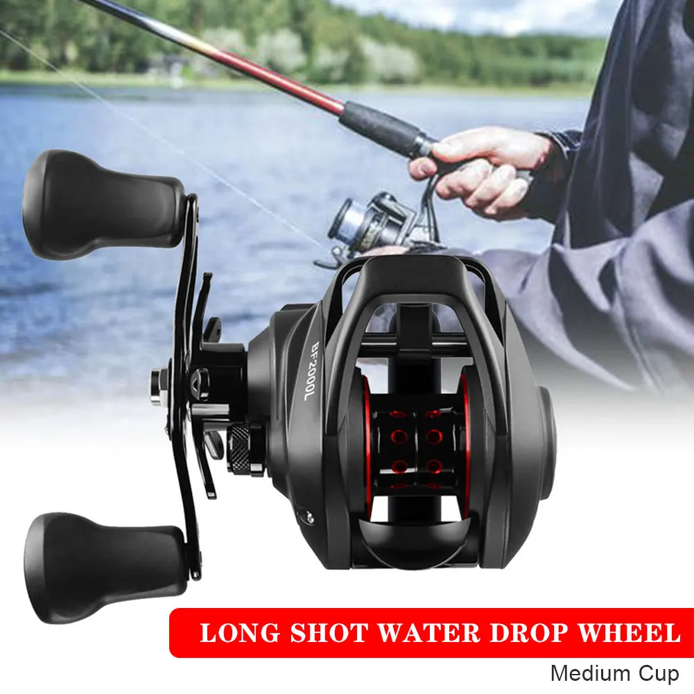 

BF2000 Baitcasting Fish Rod High Speed 7.2:1 Gear Ratio 12+1BB Fresh/Saltwater Magnetic Brake System Ultralight Fishing Rod Reel