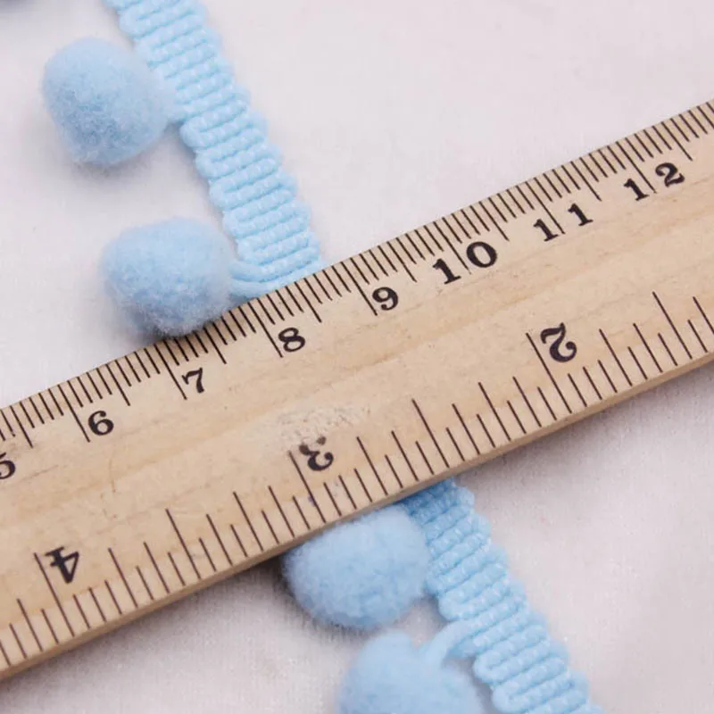 Аксессуары для шитья из кружевной ткани 12 мм с помпоном отделкой бахромой