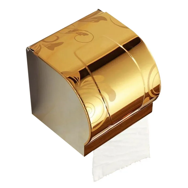 1 шт. коробка для салфеток из нержавеющей стали прочные туалетные бумажные