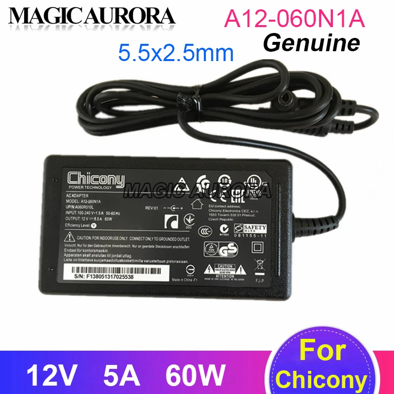 12v 5a Monitor Charger Power Supply 5.5x2.5mm