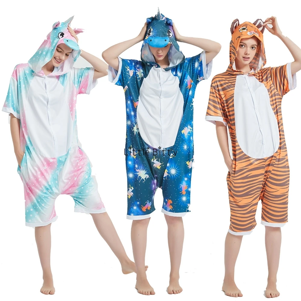 Кигуруми пижамы для мамы и детей комбинезон милая цельная Пижама пижама с