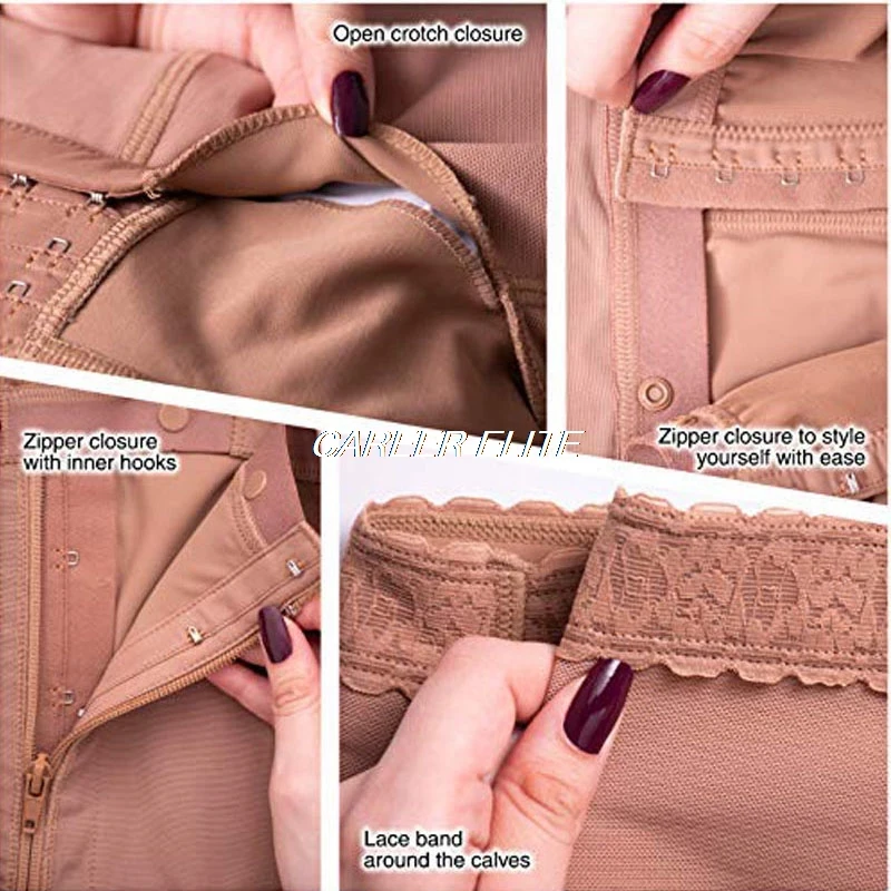 WAIST SECRET Women's Corset Full Body Shaper Compression Waist Cincher Underbust Bodysuit Slim Waist Trainer Seamless Shapewear