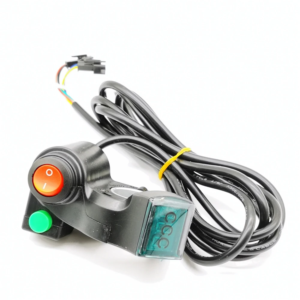 Универсальный Электрический велосипед дроссельная заслонка для большого пальца