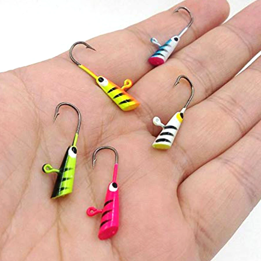 6 шт./лот набор крючков для рыболовного крючка/снасть приманка льда металлическая