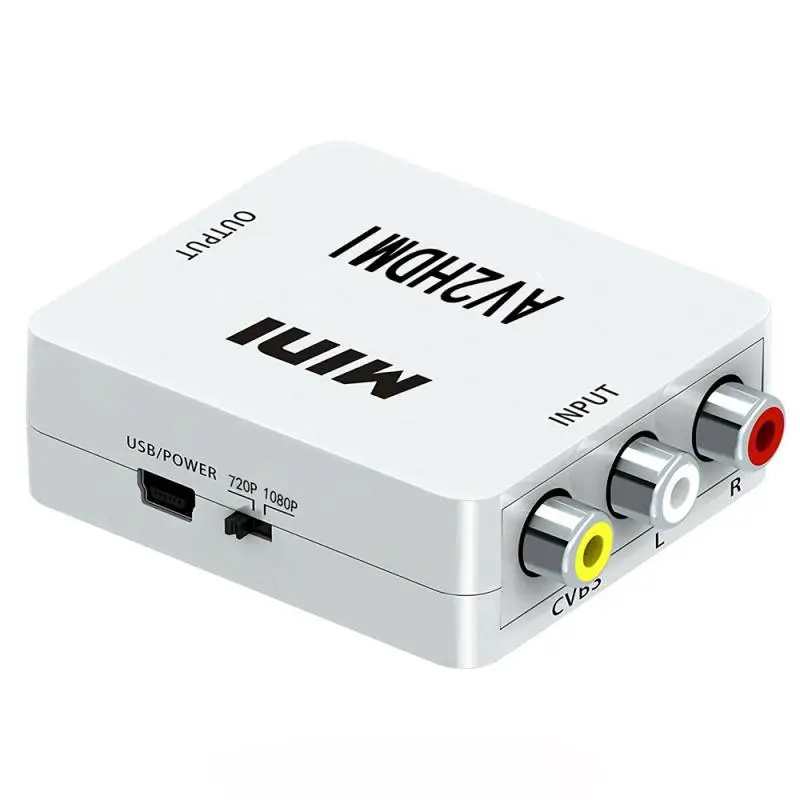 RCA конвертер композитный AV CVBS видеоадаптер 720P 1080P Wii NES SNES HDMI совместимый для
