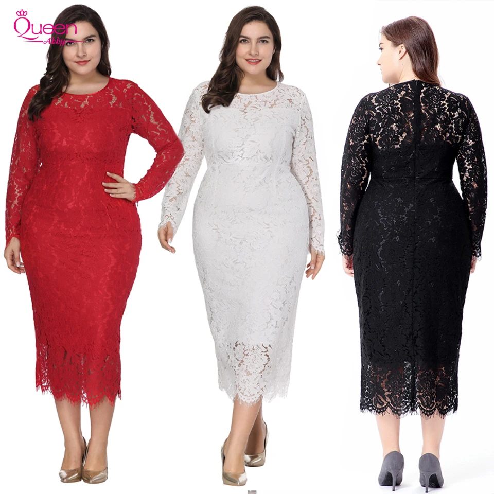 Женское вечернее платье с юбкой годе элегантное кружевное длиной ниже колена