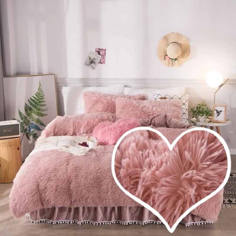 Розовый синий белый серый красный фиолетовый желтый плюшевый ворсистый теплый