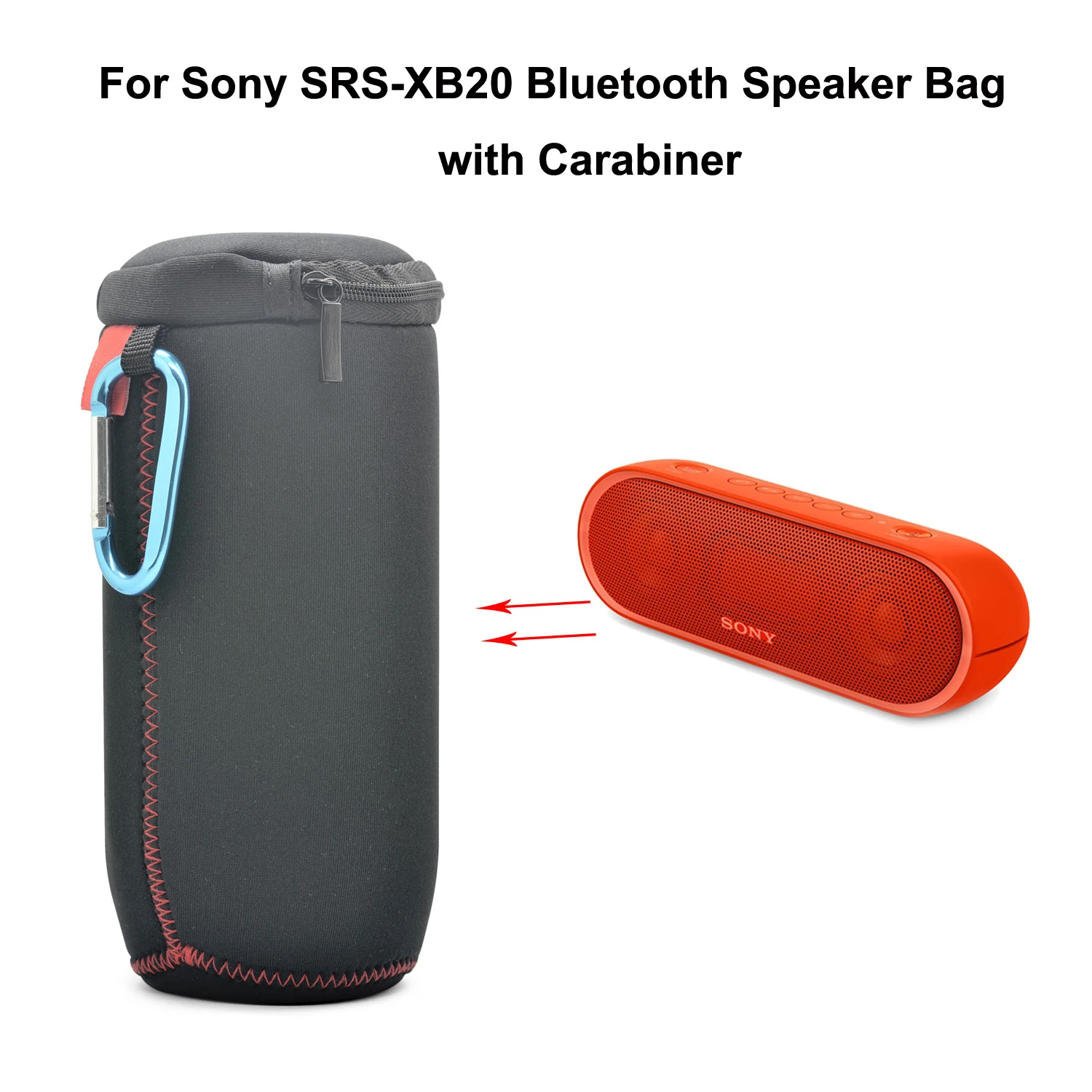 Дорожная сумка для колонок мягкий переносной чехол переноски Sony с Bluetooth и