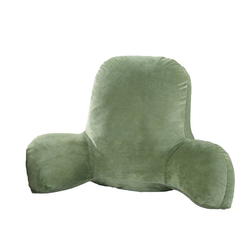 Simanfei Soft Cushion Solid color Crystal Velvet With Armrests Sofa Chair Backrest Warm Comfortable Concise Back | Дом и сад