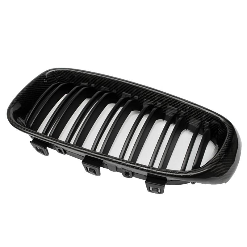 

Real Carbon Fiber Front Bumper Kidney Hood Grill Grille For-BMW F34 2014-2020 3-Series GT 340I 335I 330I 328I 320I