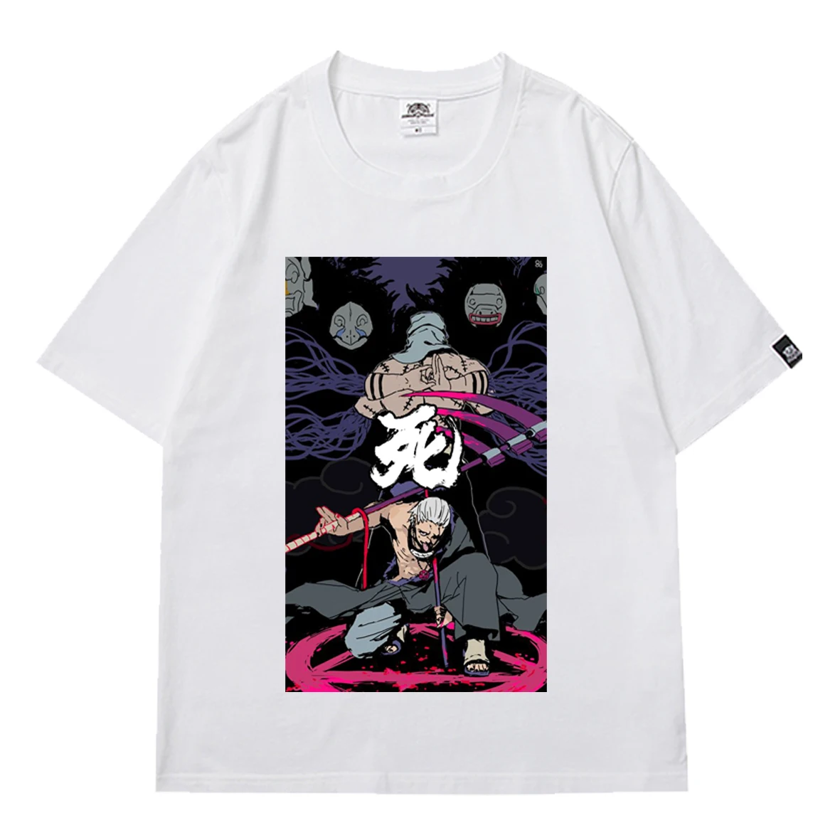

Women's Kakashi Anime T Shirt 2021 Summer Loose Oversized T-shirt Harajuku Street Short Sleeve Manga E Girl Print Tops & Tees