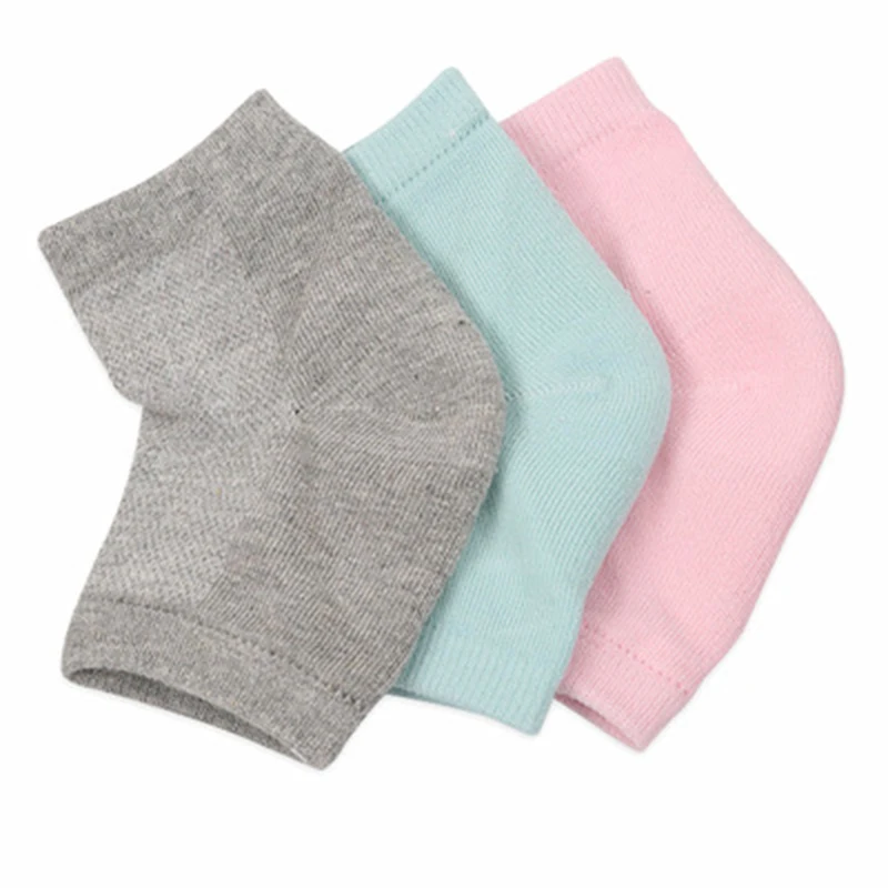 2 шт./пара каблука Носки унисекс массаж увлажняющее отбеливание удалить мертвая