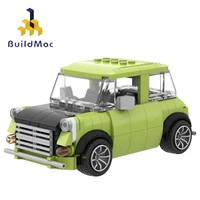 speed champion moc technical mustanged vehicle mr bean%e2%80%98s sports racing car mini model set building blocks toys for children gift