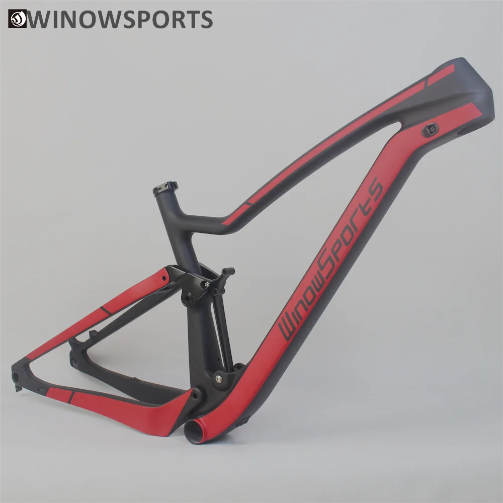 УГЛЕРОДНЫЙ горный велосипед XC 29er с полной подвеской Frameset 29 boost 148*12 мм MTB