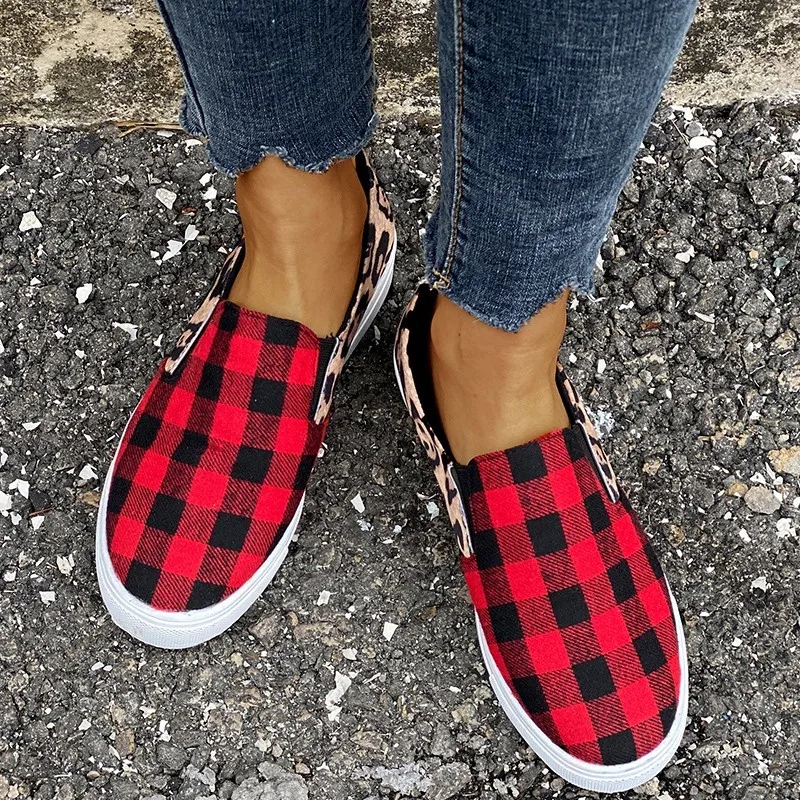 Mixed Colors Patchwork Plaid Tweed Mary Janes Shoes Women 2021 Round Toe Buckle Strap Brand Design Platform Heel Shoes