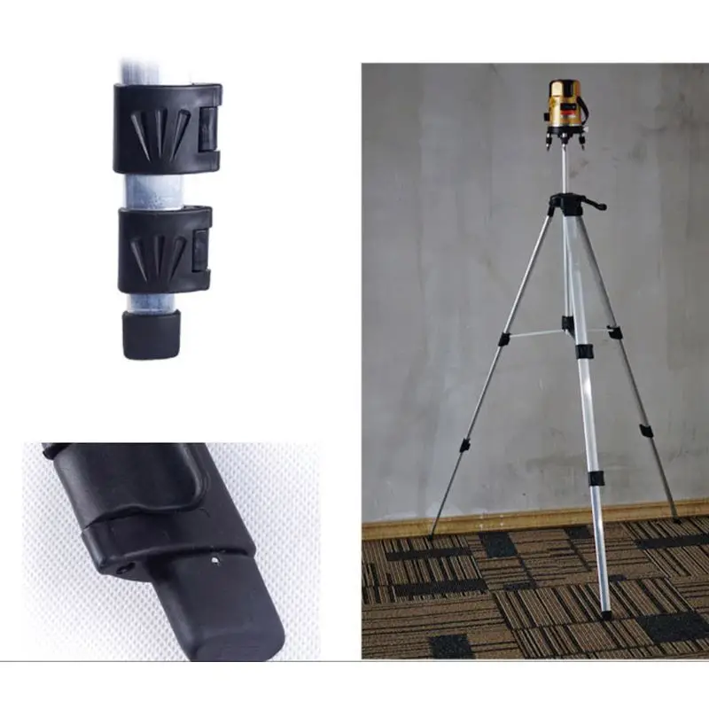 

Adjustable 1.2m Level Bracket L-shape Tripod Level Adapter Port for Universal Levels Stable Accessories Indoor Outdoor