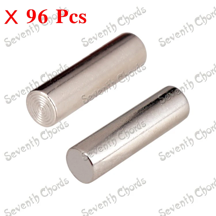 

96 Pcs Silver Humbucker Pickup Polepiece Slug for Electric Guitar Pole slug / Length:18mm