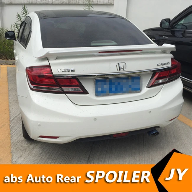 Спойлер для HONDA Civic 2012 2015 civic высококачественный спойлер на светильник из АБС