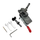 Устройство для сверления отверстий на петлях, направляющий локатор для сверления, для дверей шкафов и самолетов, инструменты для деревообработки из алюминиевого сплава, 35 мм