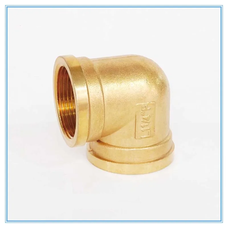 Женский резьба 1/8 &quot1/4" 3/8 &quot1/2" 90 градусов латунный колено трубы фитинг
