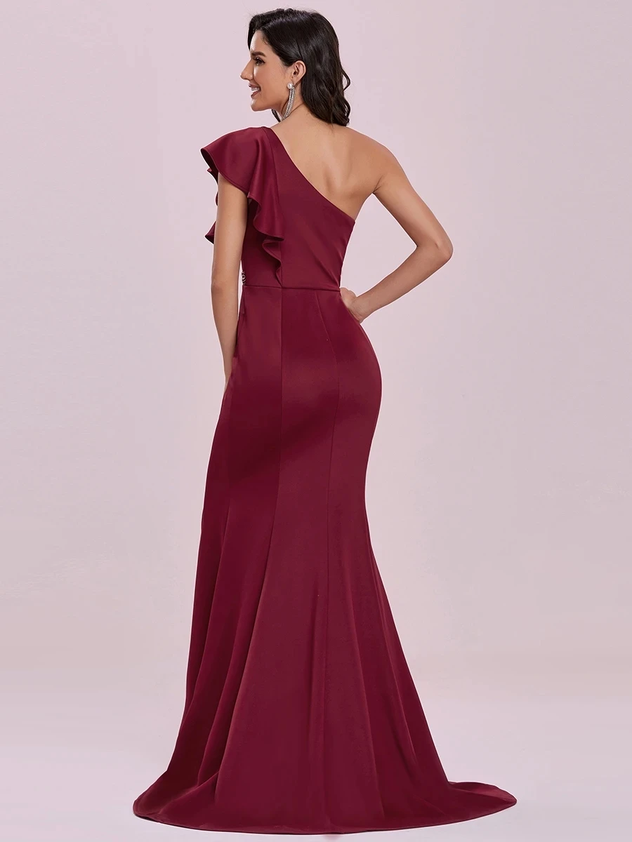 Ever Pretty Elegant Maxi One Shoulder Wholesale Evening Dress With Side Split Vestidos De Gala | Свадьбы и торжества