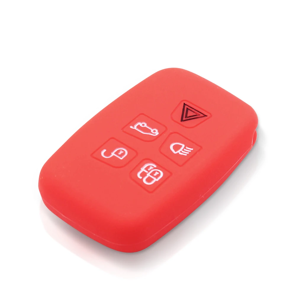 KEYYOU силиконовый чехол для ключей от машины Land Rover A9 Range Sport/Evoque Freelander 2 Jaguar XF XJ XJL C-X16