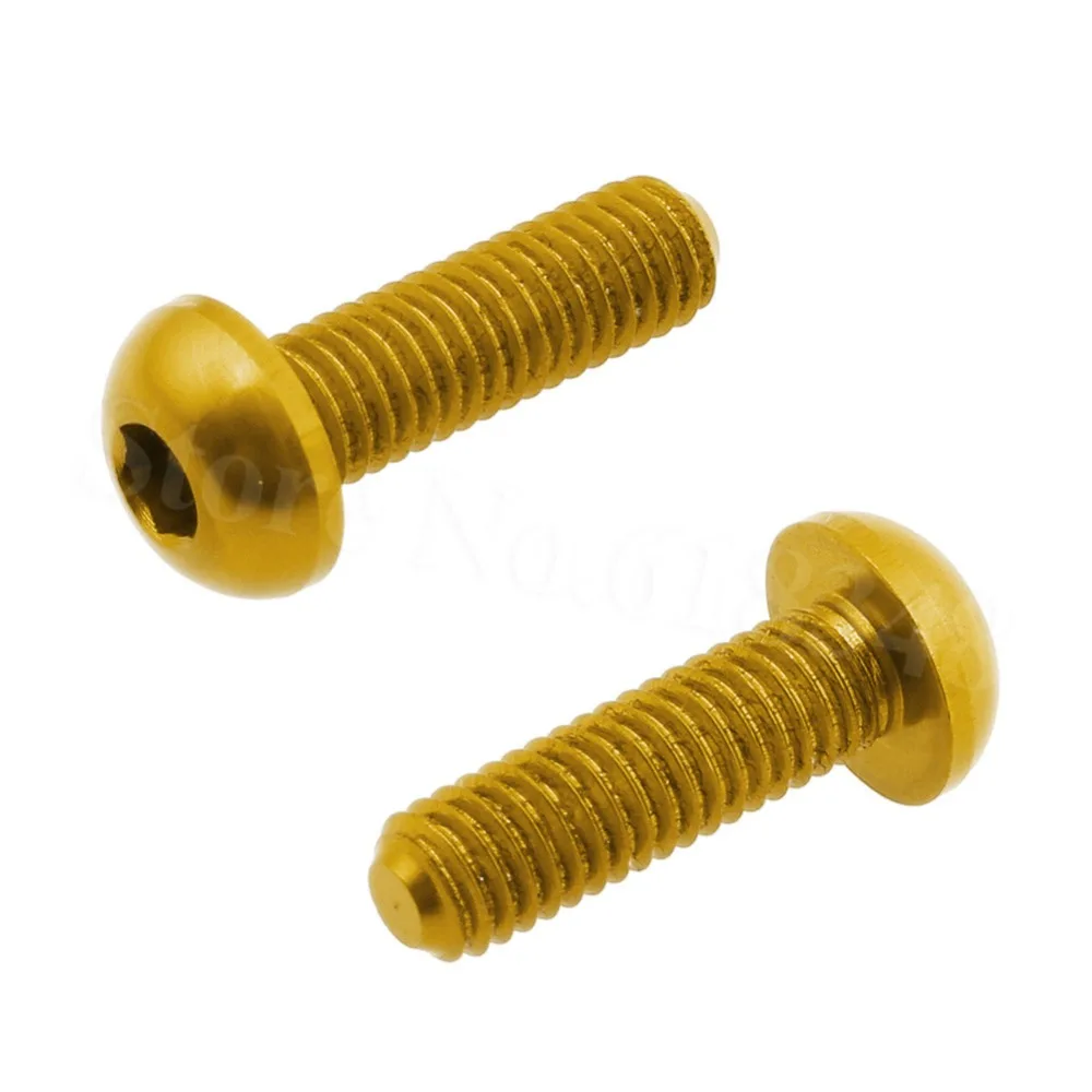 10 шт. M3x10mm шестигранные винты с круглой головкой алюминиевый анодированный для FPV